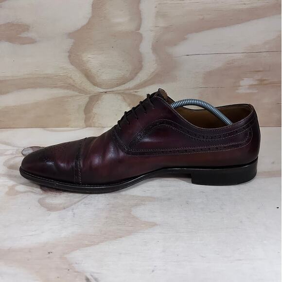 Magnanni - Martino Cap Toe Cognac - Oxfords Dress - Brown - Men\'s - 13 M - 19267